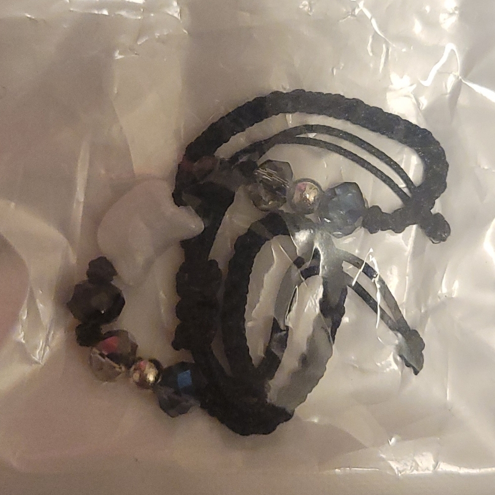 BUNDLE - Black Beaded Bracelet